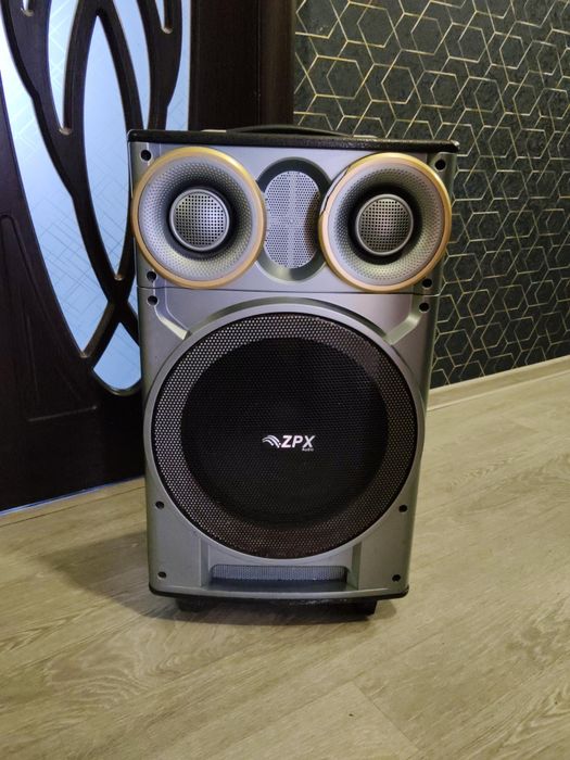 Колонка на аккумуляторе 120Вт с Bluetooth соединением