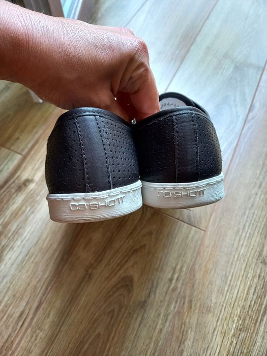 Skórzane buty Ca'Shott praktycznie nowe