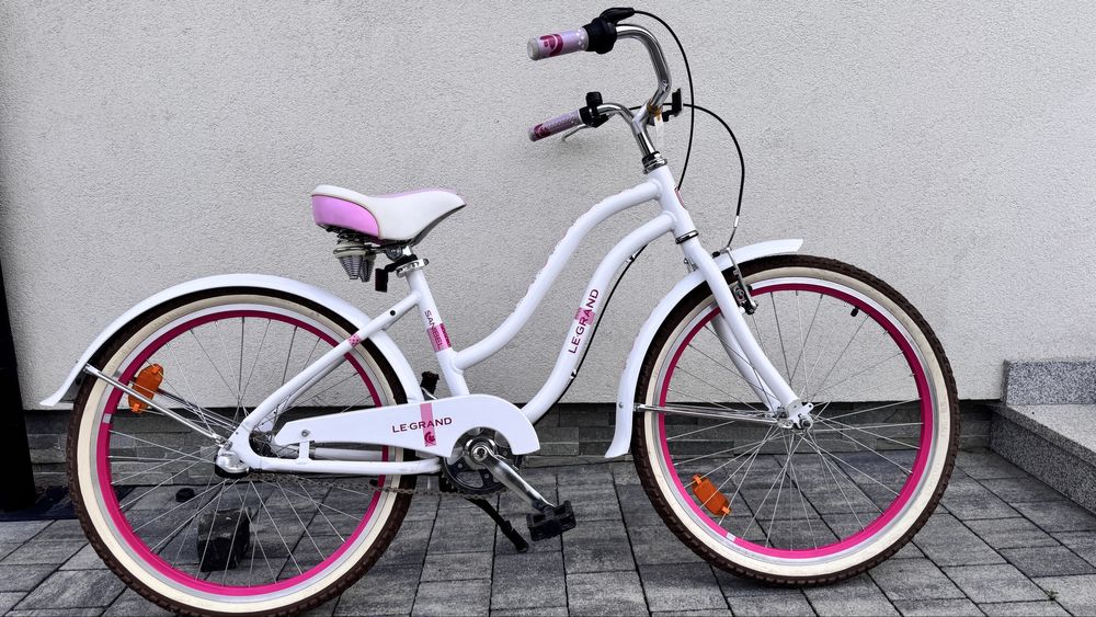 Super stan Rower Legrand koła 24” dla dziewczynki ok 6-9 lat