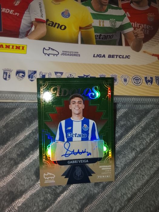 Carta ídolos Autografo Original Gabri Veiga FC Porto