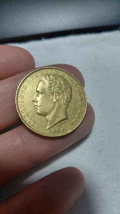 Moeda Ouro 10000Reis 1884
