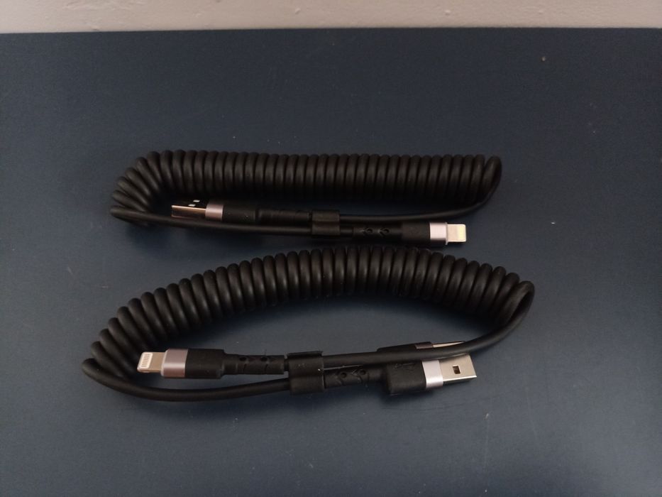 Kabel Lightning USB Aa kręcony 2sztuki