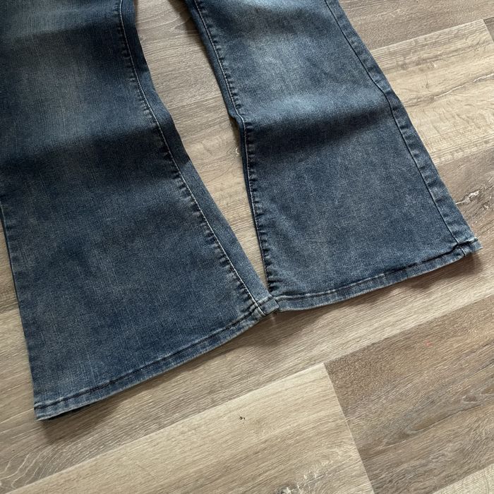 кльош флейред джинси flared jeans true religion x jaded london tupe zara zip y2k sk8 arhive opium