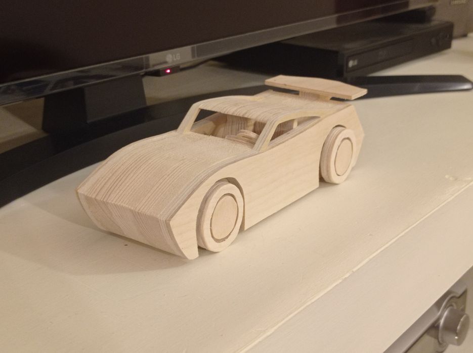 Carro Jackson Storm - NASCAR Next-Gen - Réplica em Madeira