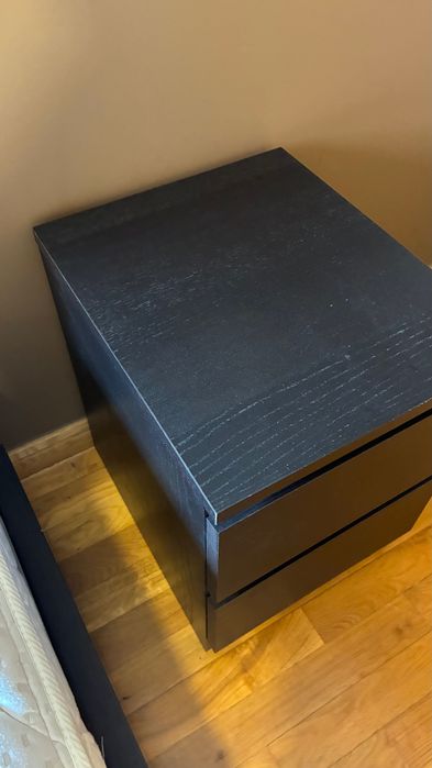 2x Mesas Cabeçeira IKEA Malm (castanho escuro)