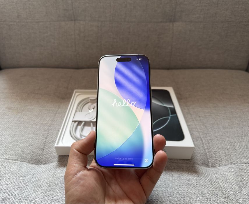  Apple iPhone 16 Pro Max 256GB White Titanium I Bateria 94% I Komplet