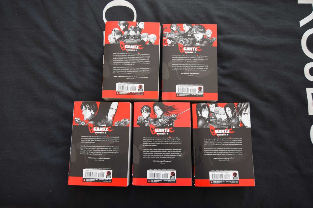 Manga Gantz Omnibus Volumes 1-5 (ENG)