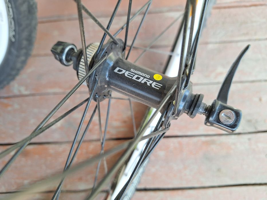 Колесо 26 (вилсет). обод alexrims, втулка deore, schwalbe rocket ron
