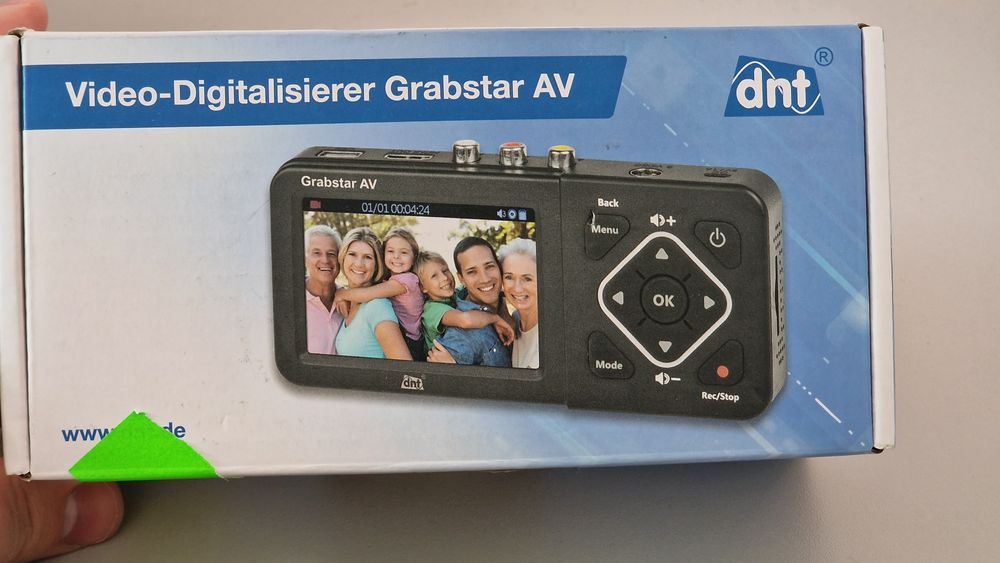 Grabber DNT Grabstar AV nowy karta przechwytująca ZGRAJ KASETY VHS itd