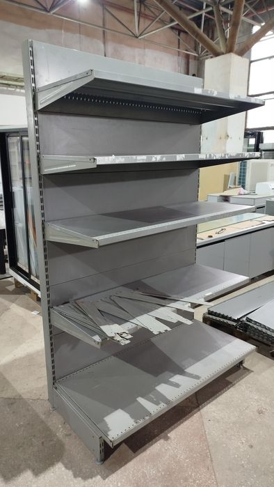 Стелажи Односторонний Двухсторонний Длина  133см Цвет Графит.