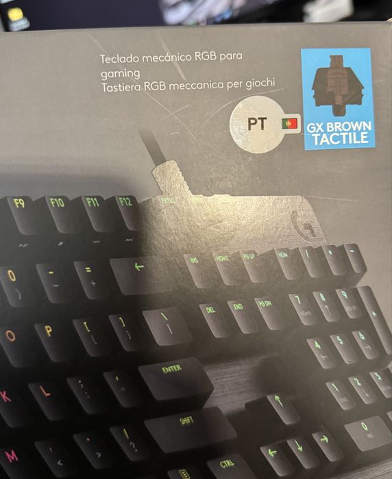 Teclado gamer carbon