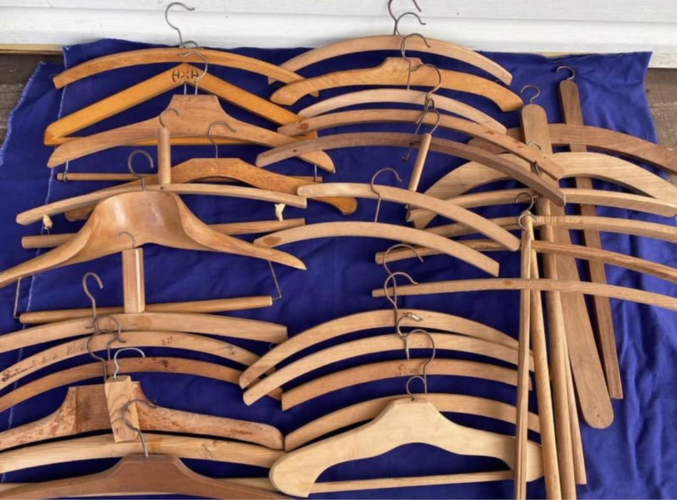 30 Cabides de madeira antigos