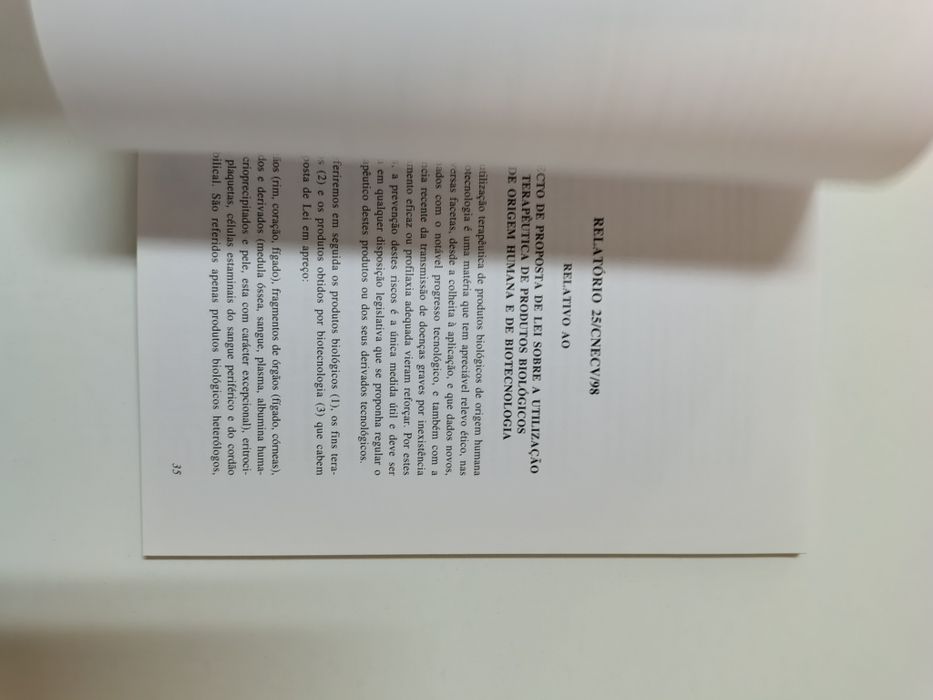 Conselho Nacional de ética para as ciências da vida - Vol. V