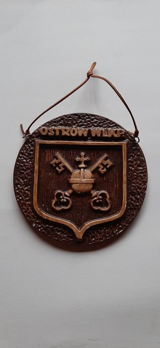 Herb Ostrów Wielkopolski gips