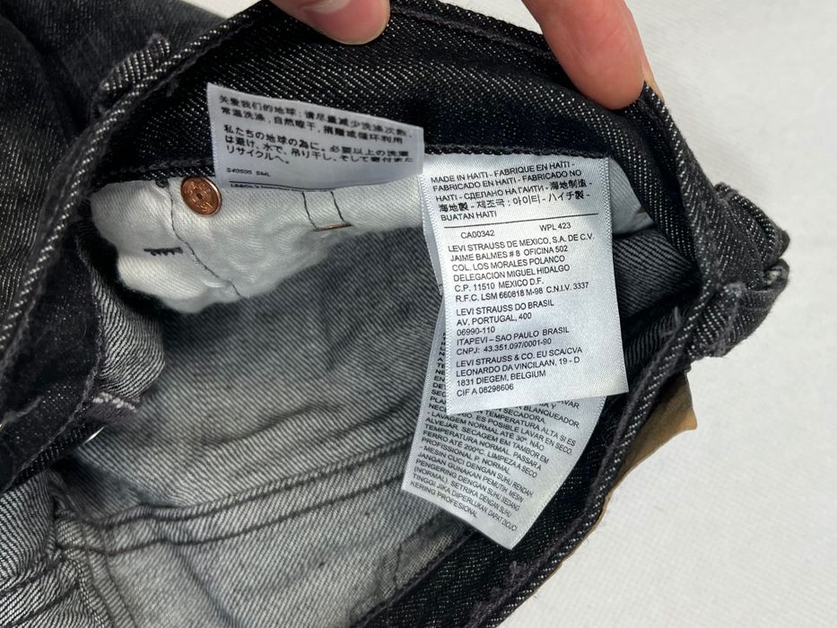 Jeansowe Spodnie Levi’s 501 Szare Red Tab