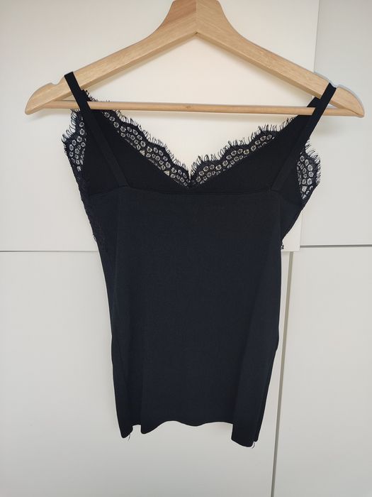 Koszulka top na ramiączkach czerń nowa