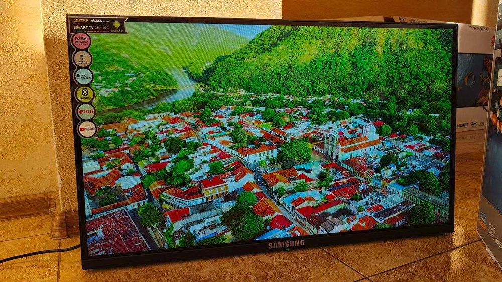 телевізор samsung 32 дюйма матриця 4k смарт тв в коробці новий