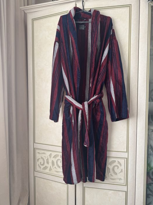 Мужской халат на флисе