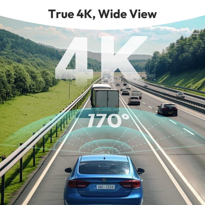 BOTSLAB G980H Wideorejestrator Samochodowy 4K GPS WiFi KameraPrzód+Tył ADAS