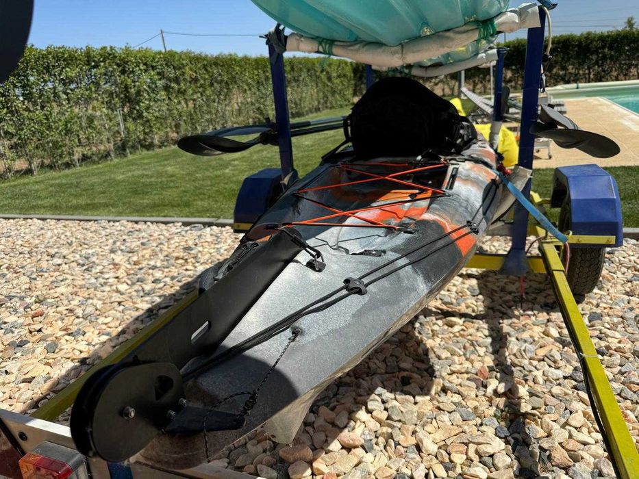 2 Kayaks Galaxy Alboran HV com atrelado - COMO NOVOS