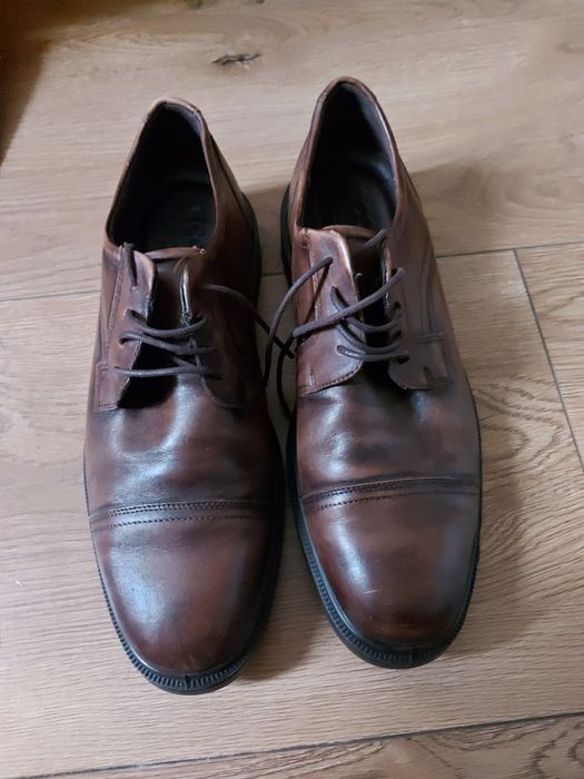 Prawie nowe buty męskie skórzane ecco