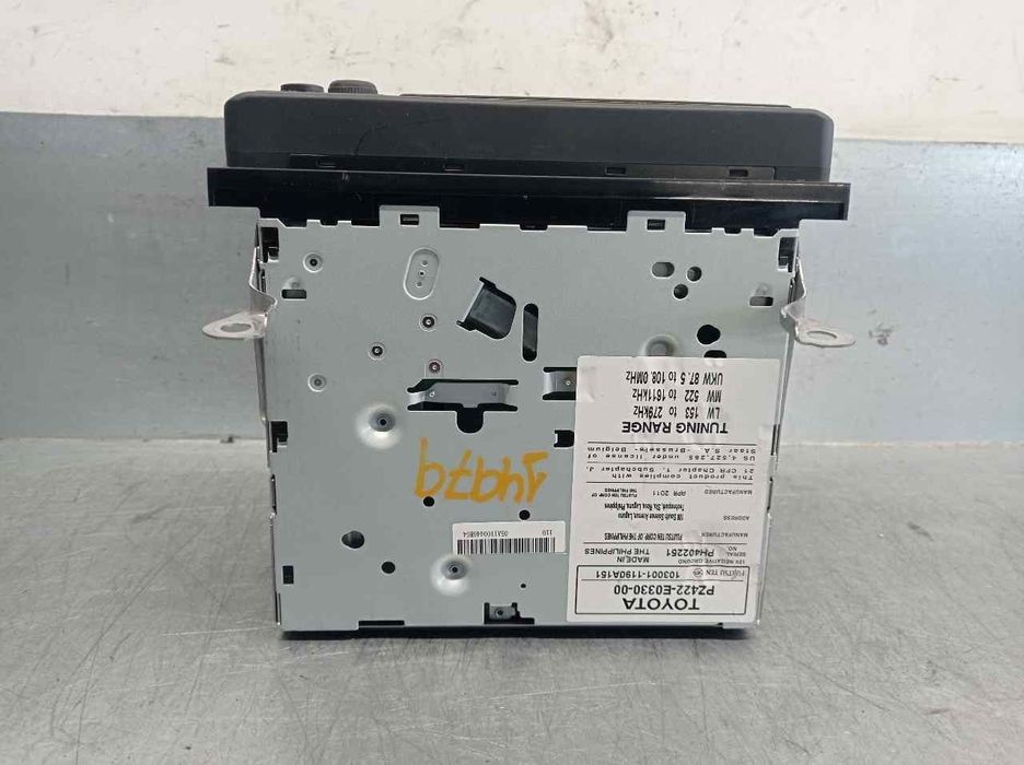 SISTEMA AUDIO / RADIO CD TOYOTA YARIS 2011