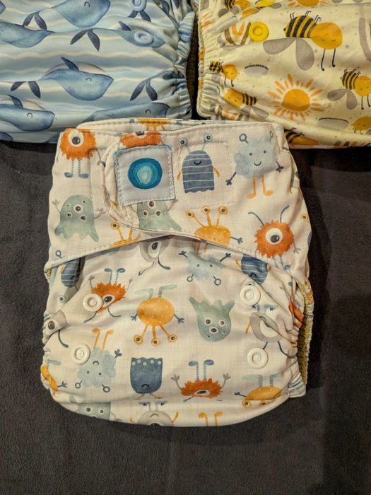 Stock Poupança para 1 Bebé: 30 Fraldas de Bolso Reutilizáveis