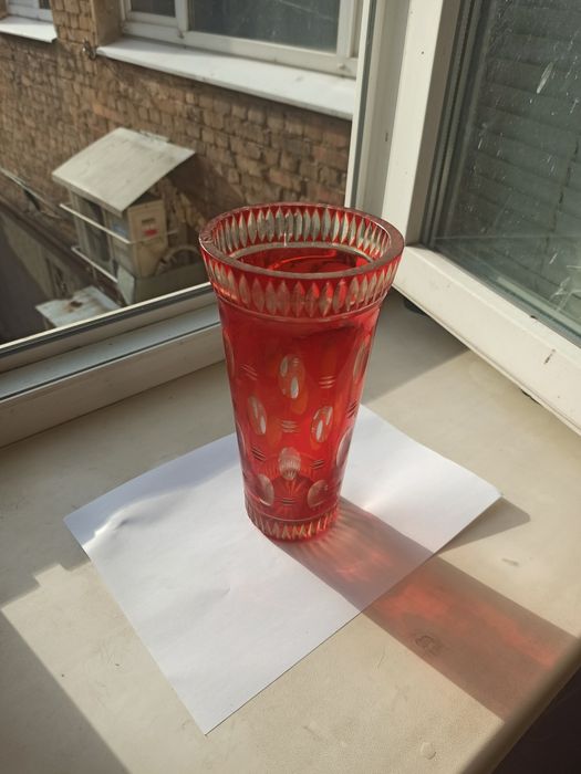 Ваза хрустальная времён СССР