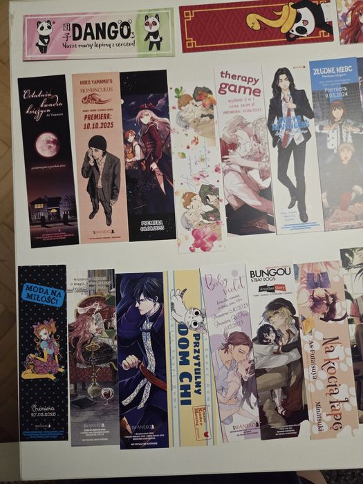 Zakładki manga cena za szt.