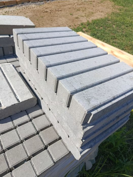 Obrzeże bruk-bet tetron 6 x 30 x 51 szare