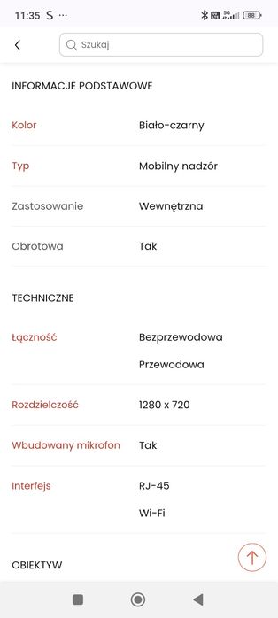 Kamera wewnętrzna GoCleaver delta eye