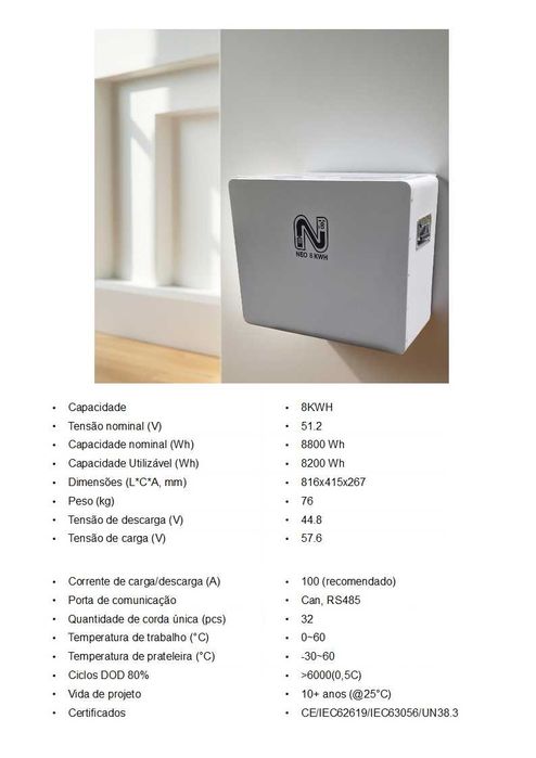 Inversor Growatt 6KW e Bateria 8KWH grande campanha fim de ano