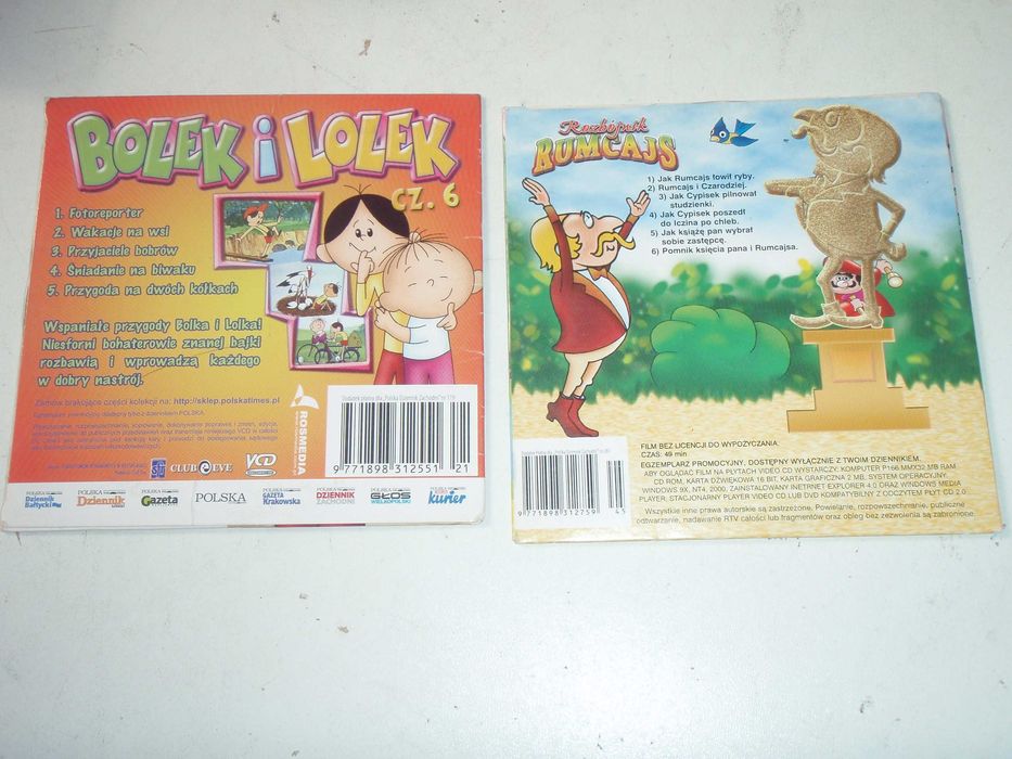 BAJKI dla DZIECI Krecik, Rumcajs, Bolek i Lolek, Maja i inne