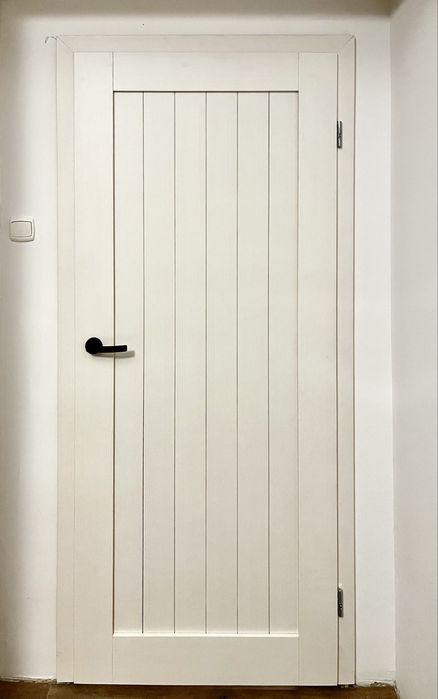 Drzwi drewniane bezprzylgowe dębowe, futryny regulowane KAŻDY WYMIAR