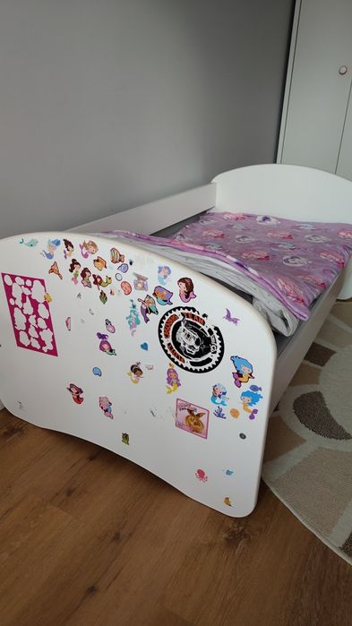 Łóżko dla dziecka z wysuwana szufladą 70x140