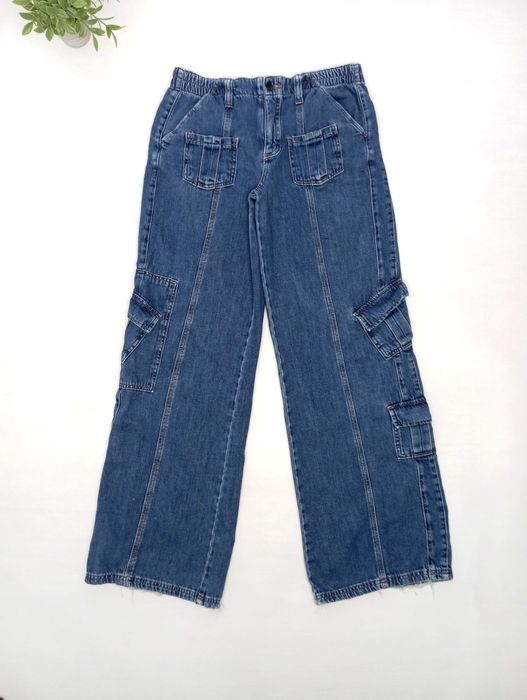 Spodnie baggy z szerokimi nogawkami S affliction opium vintage