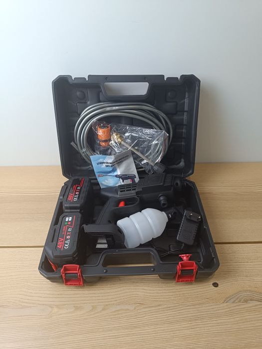 Máquina Lavar Pressão Portátil 48V (S/ Fio) – C/ 2 Baterias – NOVA!