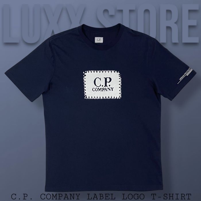 Футболка C.P. Company Label Logo (C P, CP, сипикомпани)