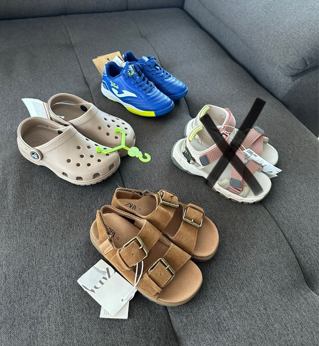 Сандалі Zara босоніжки zara 27 шкіряні crocs c10 оригінал