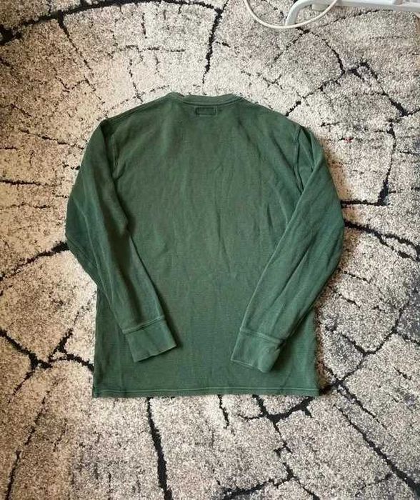 Sweter Ralph Lauren Polo zielony basic y2k cyber money oldschool pony