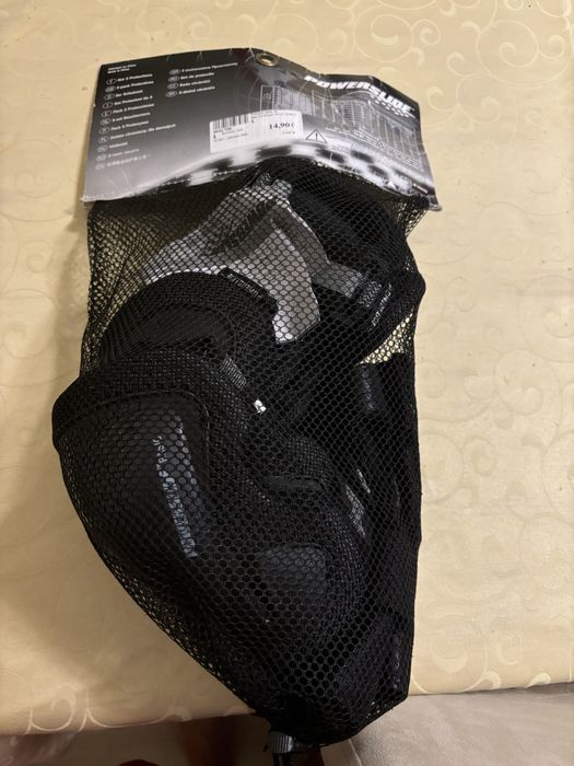 Conjunto de proteções bicicleta/patins