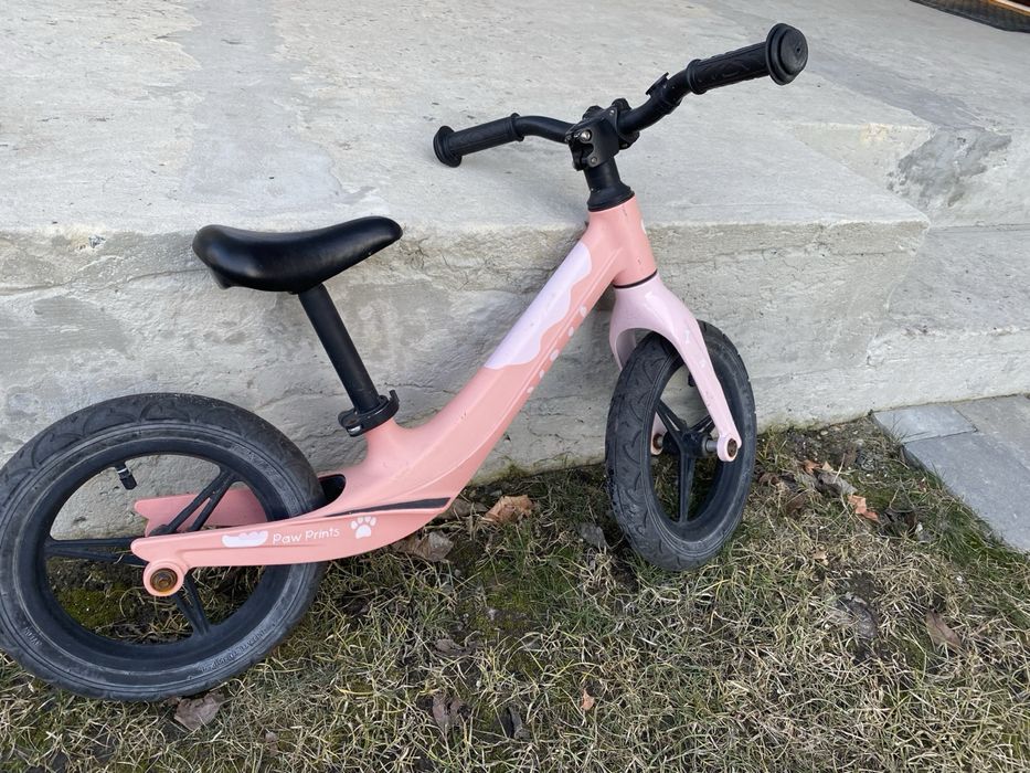 Велобіг  CROSSER Magnesium Balance 12, надувні колеса 12", Рожевий