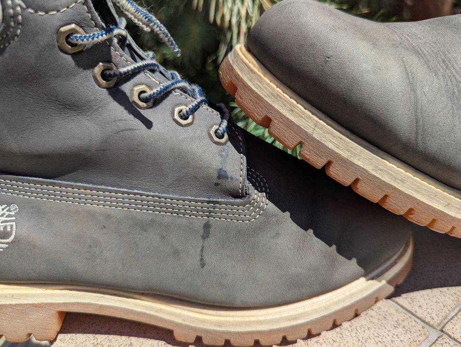 Чоловічі сині черевики чоботи Timberland