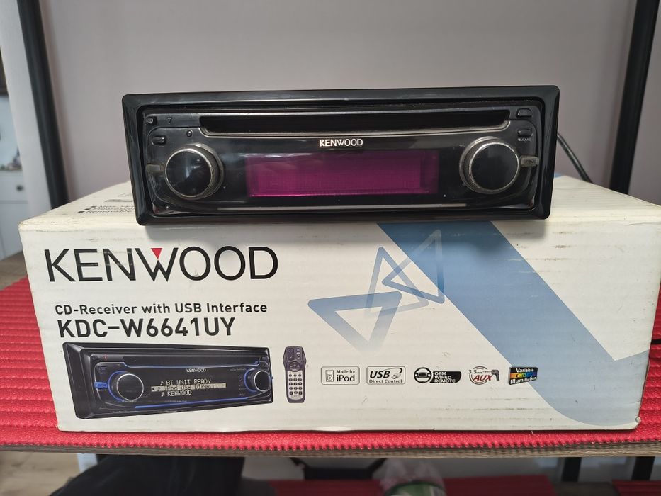 Kenwood KDC-W6641UY USB MP3 4x50W Idealne do Youngtimera