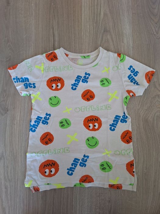 Koszulka, T-shirt w buźki dla chłopca, r.122