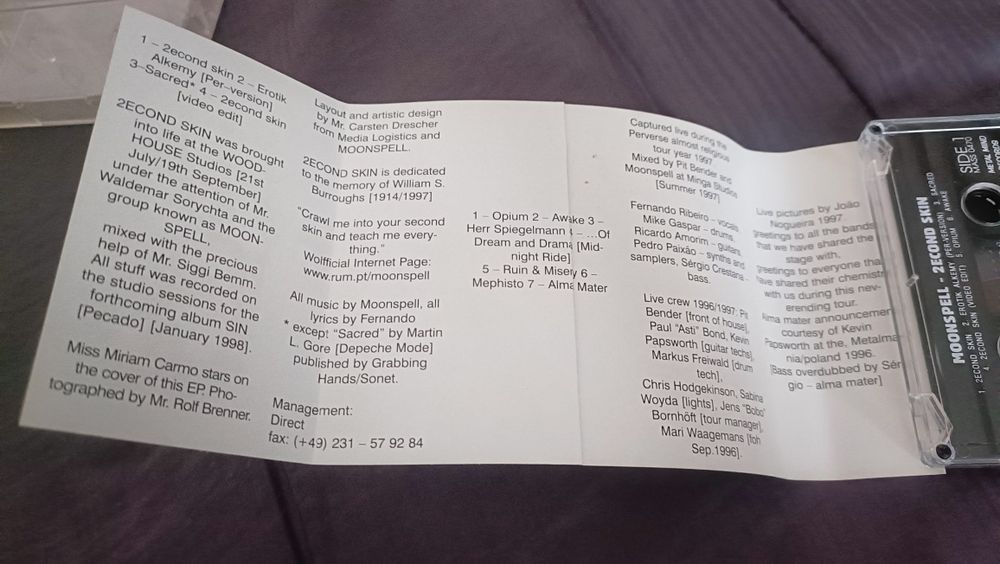 (MC) Moonspell - Second Skin