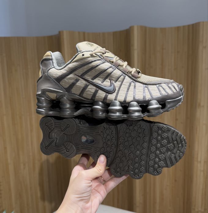 Чоловічі кросівки   Nike Shox TL Khaki Ironstone Off Noir найк шокс