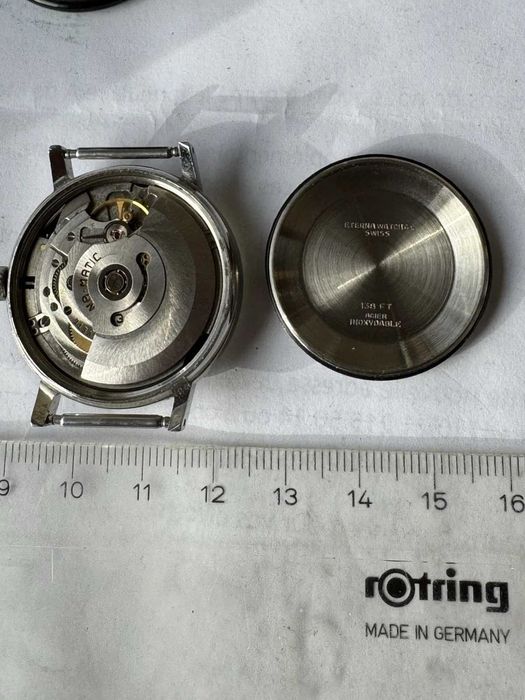 Stary Piękny Zegarek Eterna-matic 100