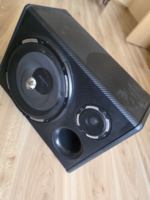 Aktywna skrzynia basowa Peiying 10" 1000W (Subwoofer samochodowy)