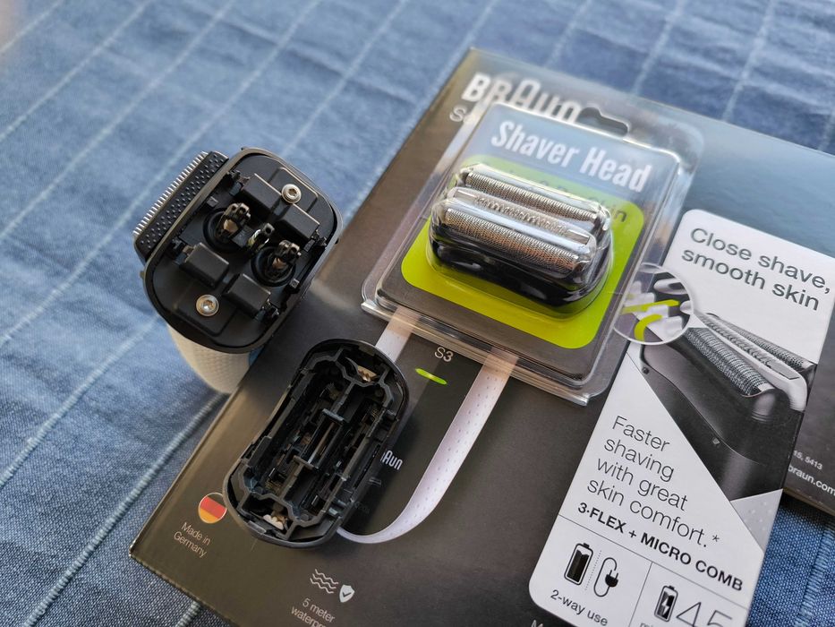 Máquina de Barbear Braun Series 3 ProSkin, Com Cabeça Extra, Como Nova